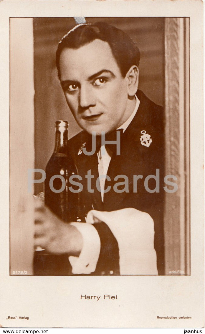 German actor Harry Piel - Film - Movie - 5179 - Germany - old postcard – JH  Postcards