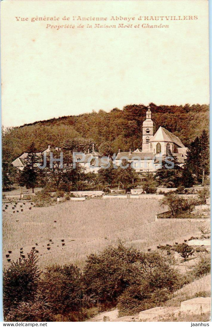 Vue Generale de l Ancienne Abbaye d Hautvillers Maison Moet et