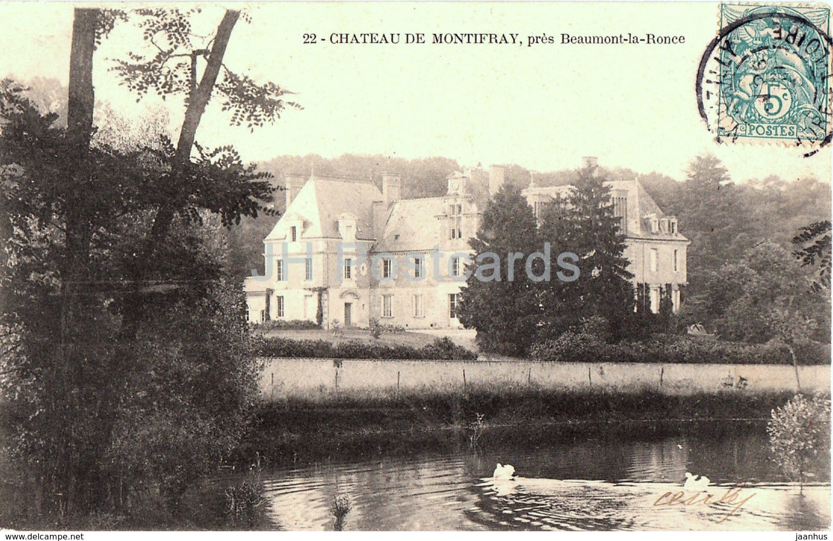 Chateau de Montifray pres Beaumont la Ronce castle 22 old