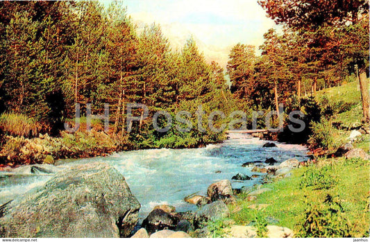 Baksan river - Kabardino-Balkaria - Turist - 1973 - Russia USSR - unused - JH Postcards