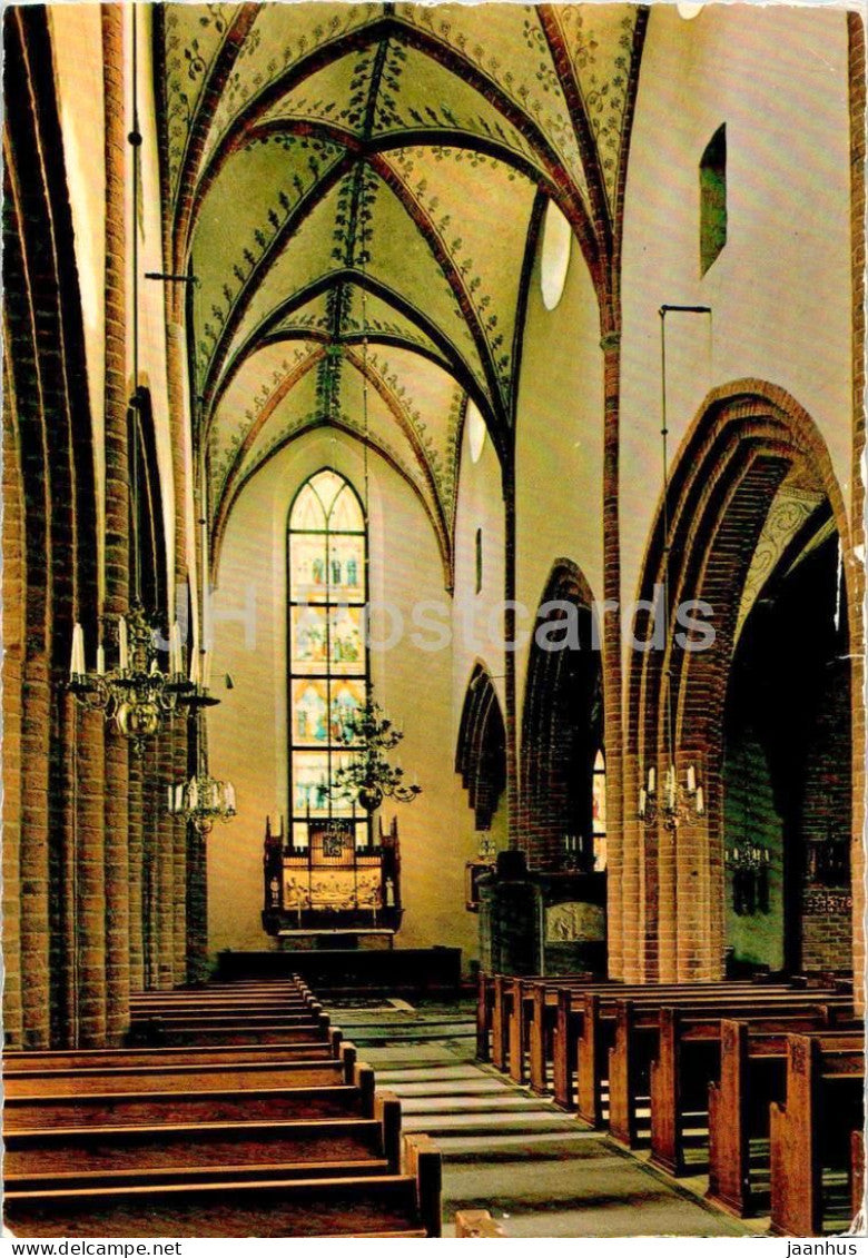 Uppsala Trefaldighetskyrkan - interior - church - 866 - 1982 - Sweden - used - JH Postcards