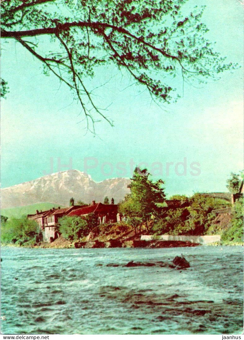 Vladikavkaz - Ordzhonikidze - Terek river - Stolovaya mountain - 1964 - Russia USSR - unused - JH Postcards