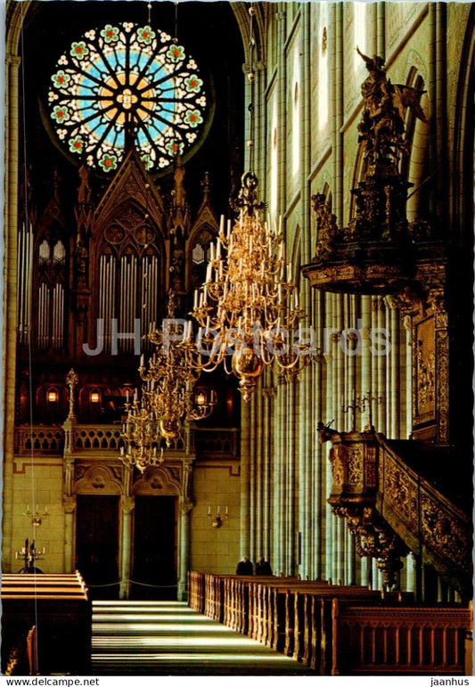 Uppsala Domkyrka - interior - cathedral - 961 - 1 - Sweden - unused - JH Postcards