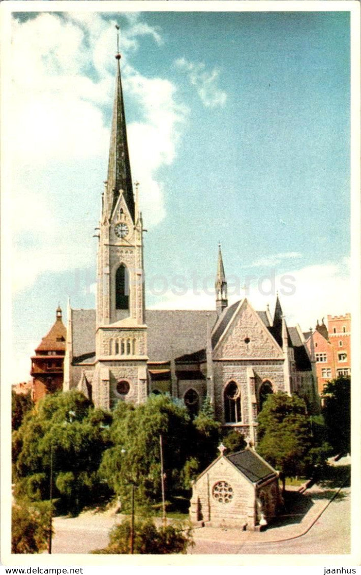 Stockholm - Oscarskyrkan - church - Sweden - unused - JH Postcards