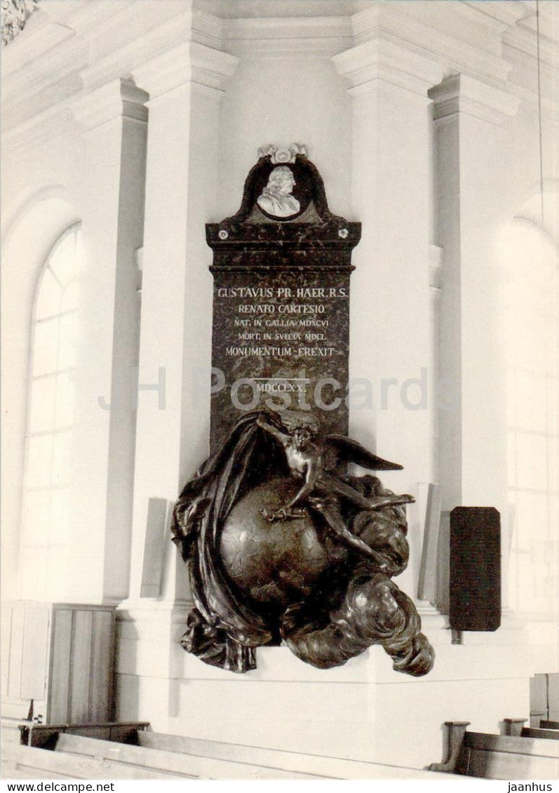 Stockholm - Adolf Fredriks Kyrka - Cartesiusmonument - church - 17061 - Sweden - used - JH Postcards