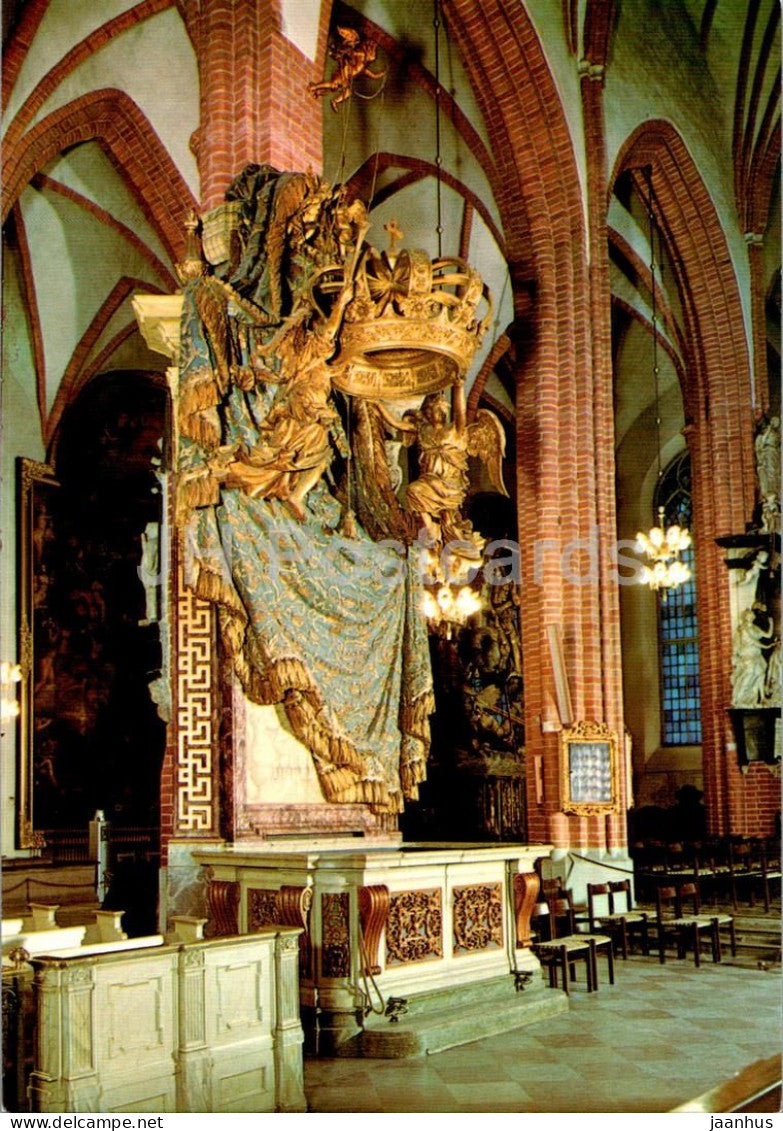 Stockholm - Storkyrkan - Norra kungsstolen - Kings Throne - cathedral - 9929 - Sweden - unused - JH Postcards