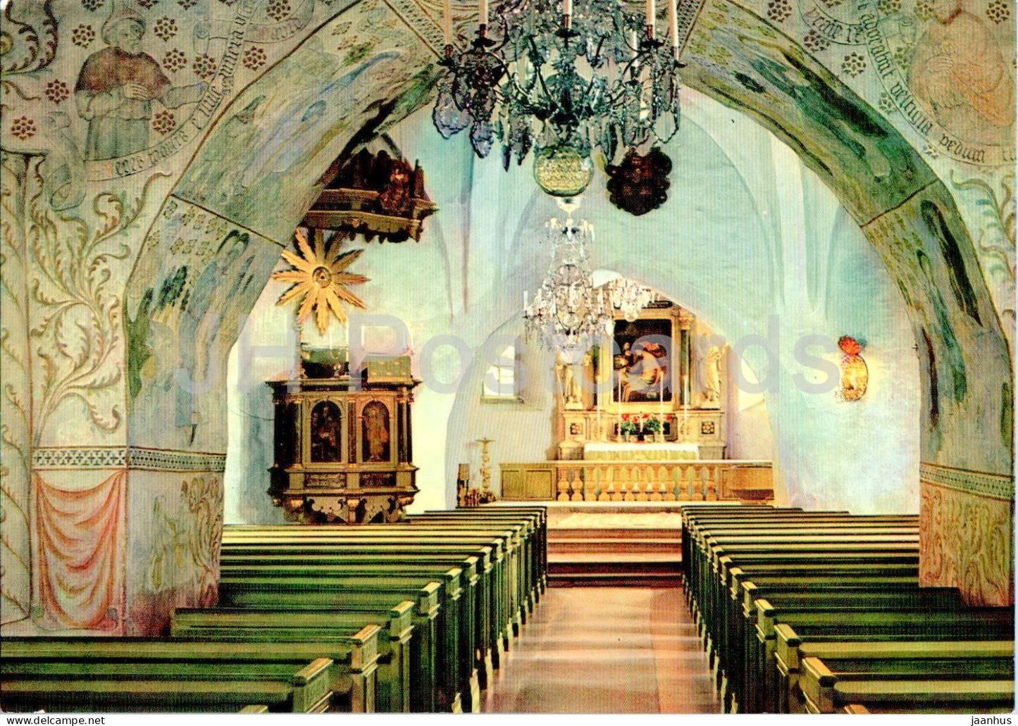 Stockholm - Bromma Kyrka - church - 1974 - Sweden - used - JH Postcards