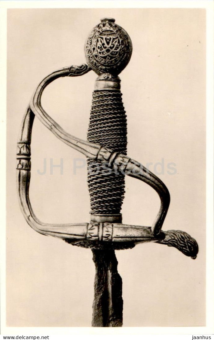 Halsingborgs Museum - Officersvarja - sword - A 11 - Sweden - unused - JH Postcards