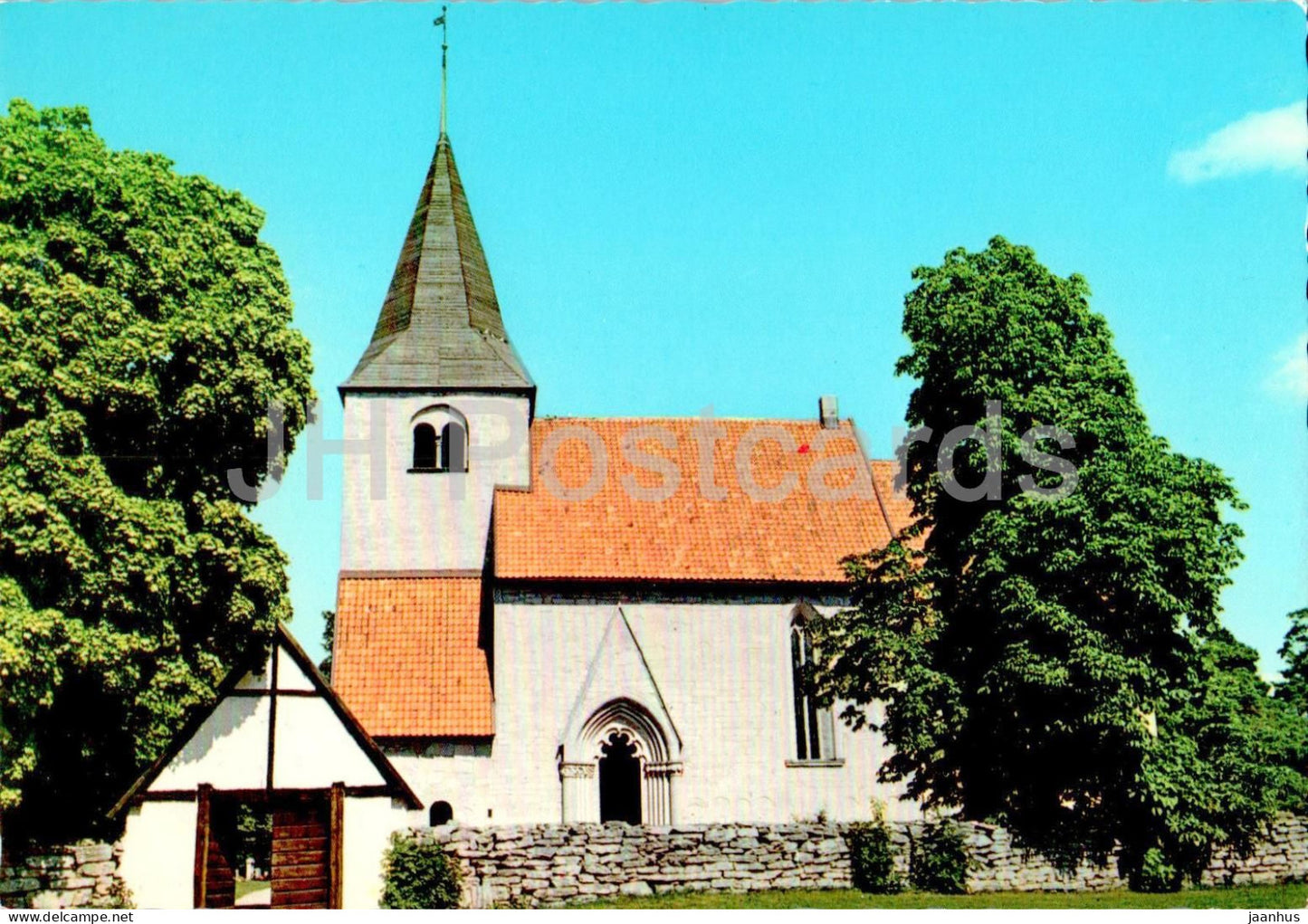 Bro Kyrka - church - Gotland - 09-6953 - Sweden - unused - JH Postcards