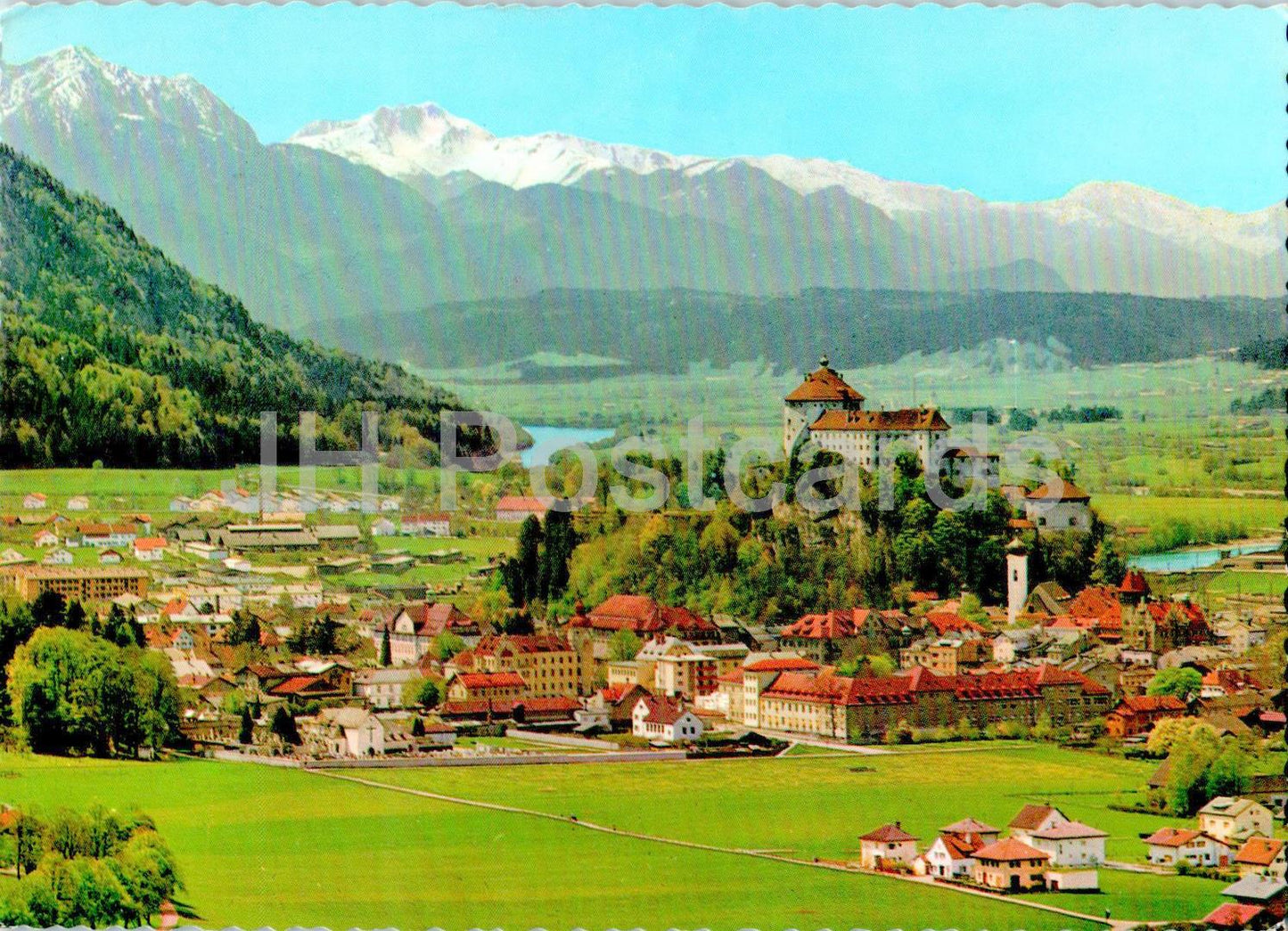 Kufstein gegen Gratlspitze und Kellerjoch - Tirol - 19158 - 1966 - Österreich - gebraucht 