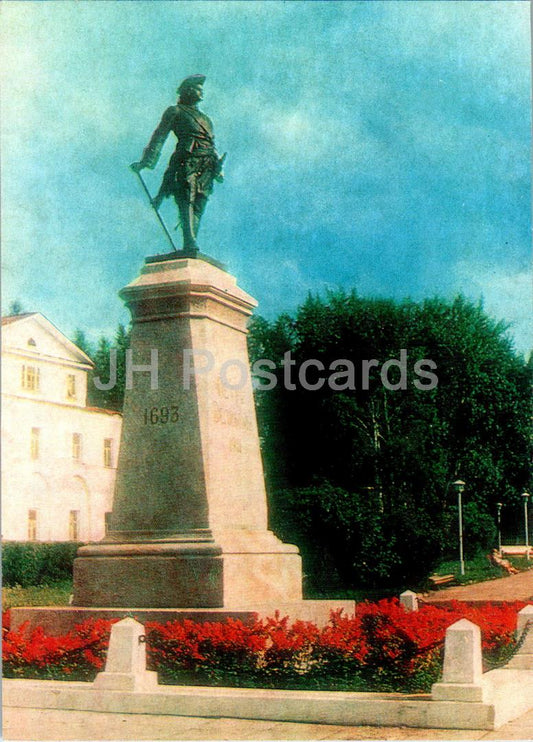 Region Archangelsk - Archangelsk - Denkmal für Peter I. - 1988 - Russland UdSSR - unbenutzt 