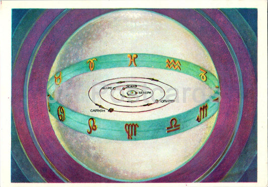 Sternzeichen – Planeten des Sonnensystems – Astronomie – 1978 – Russland UdSSR – unbenutzt 