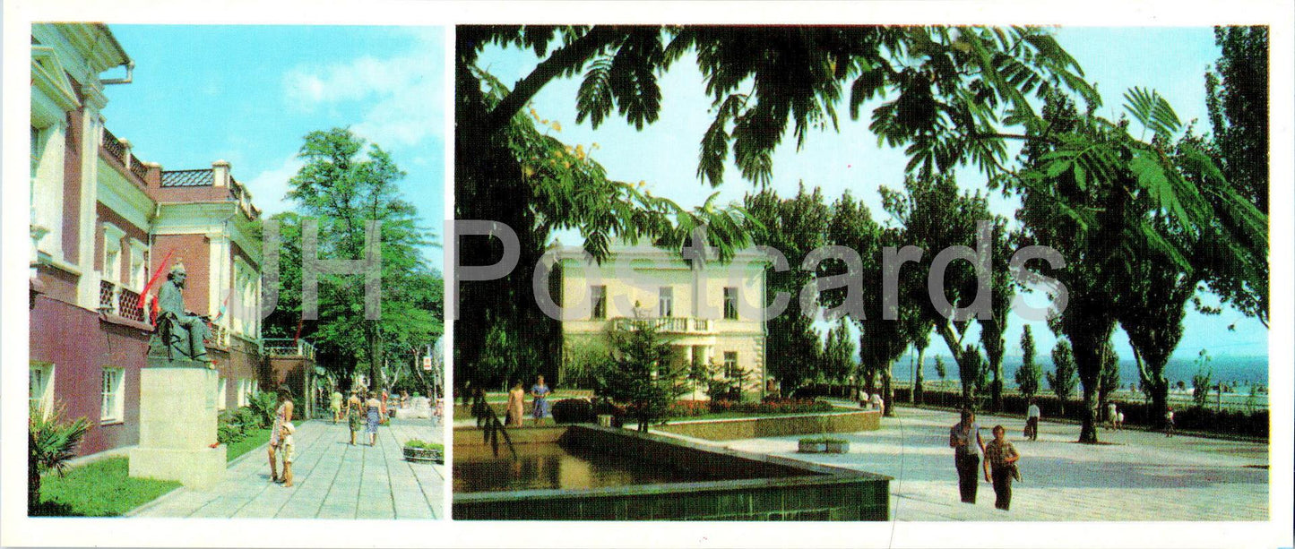 Feodosia - Galerie de photos Aivazovsky - Coin du remblai de la ville - Crimée - 1983 - Ukraine URSS - inutilisé 