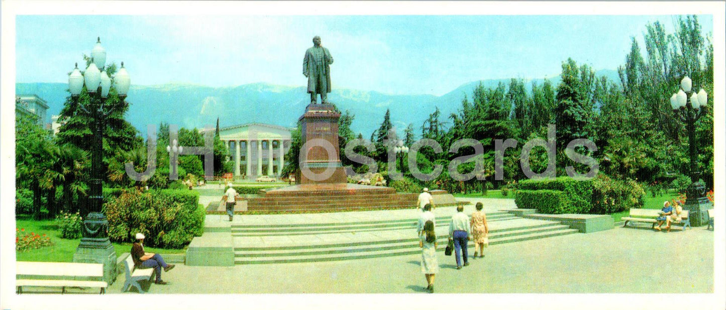 Yalta - monument à Lénine - Crimée - 1983 - Ukraine URSS - inutilisé 