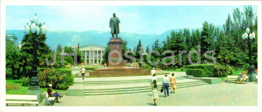 Yalta - monument à Lénine - Crimée - 1983 - Ukraine URSS - inutilisé 