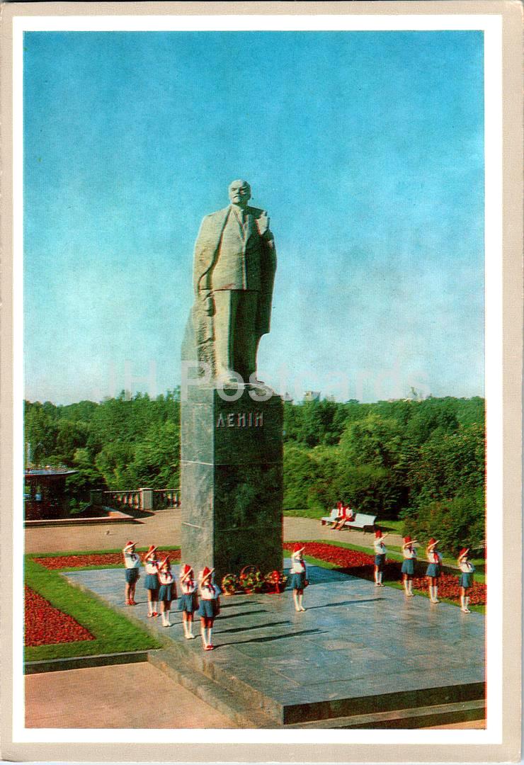 Loutsk - monument à Lénine - 1978 - Ukraine URSS - inutilisé 