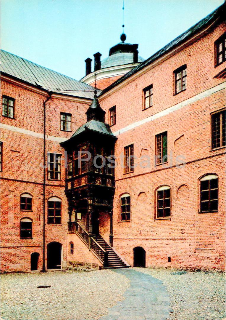 Gripsholms Slott inre Borggarden - Gripsholm - Schloss - SO 78 - Schweden - gebraucht 