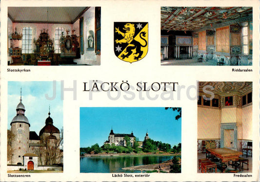 Lacko Slott - Slottskyrkan - Riddarsalen - Fredssalen - Slottsentren - château - multiview - 393 - Suède - inutilisé 