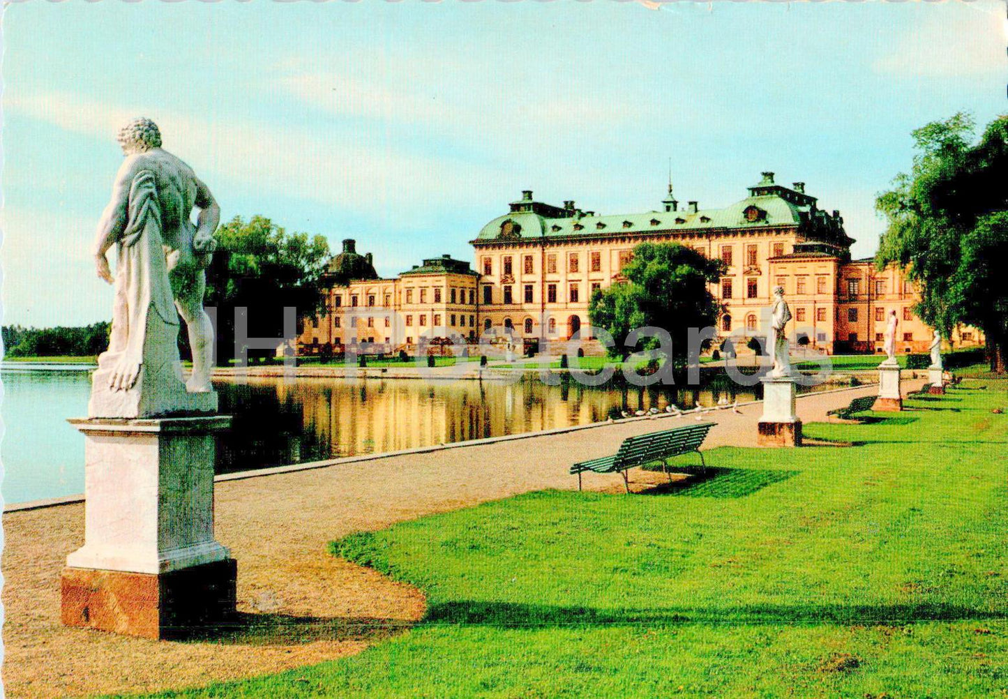 Drottningholms Slott - château - 6601 - Suède - utilisé 