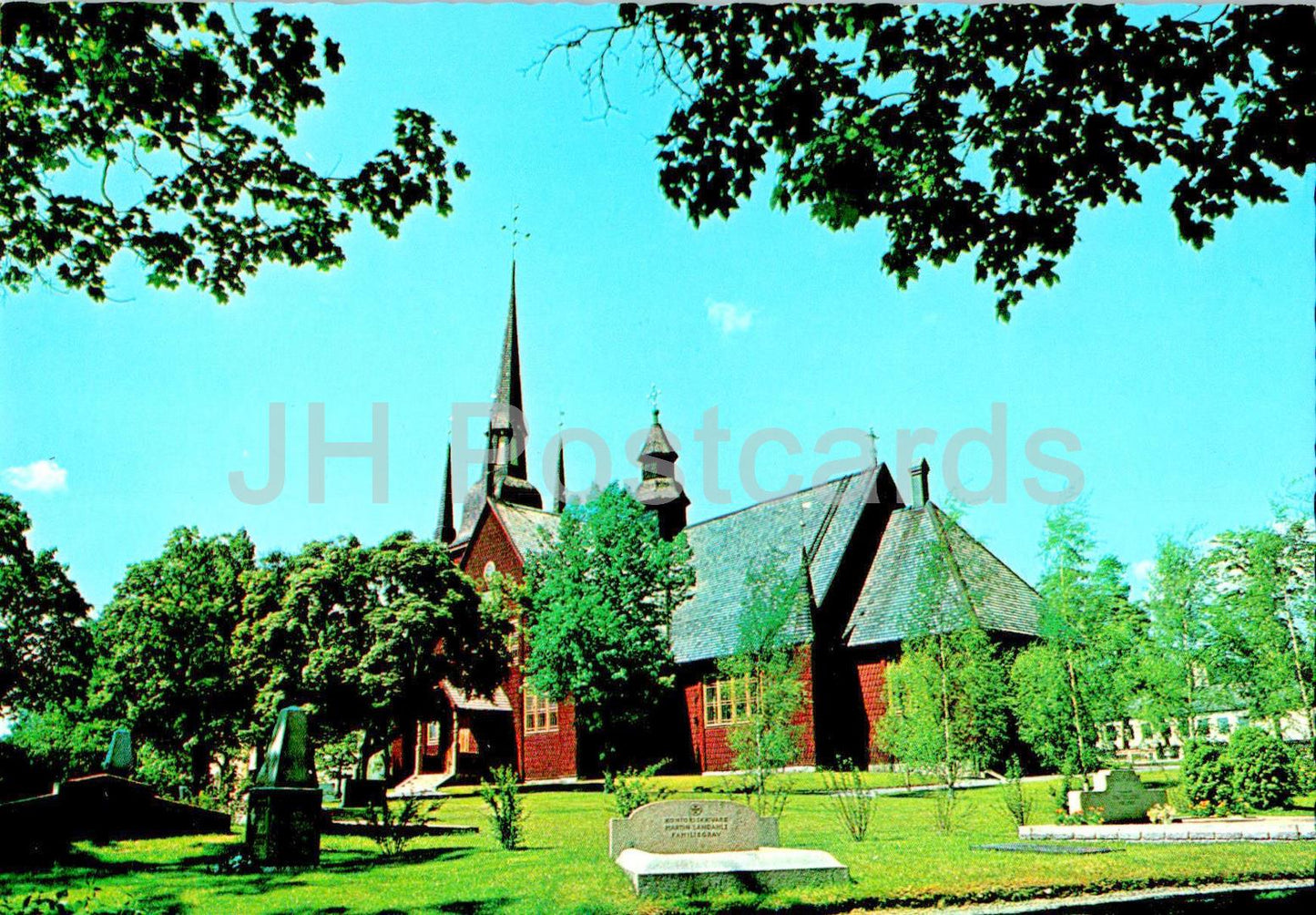 Ljusnarsbergs kyrka – Kirche – 18/2 – Schweden – gebraucht 