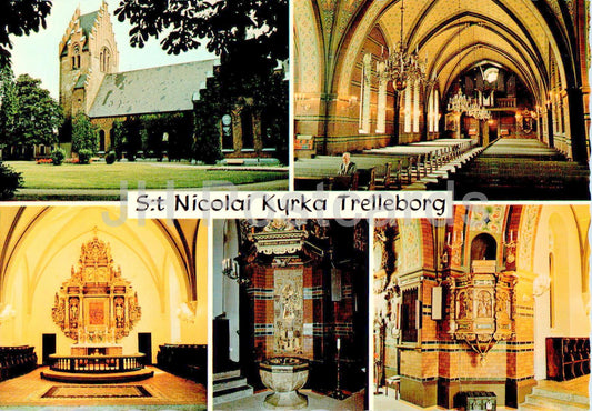 Trelleborg - St. Nicolai Kyrka - Kirche - Multiview - 1091 - Schweden - unbenutzt 