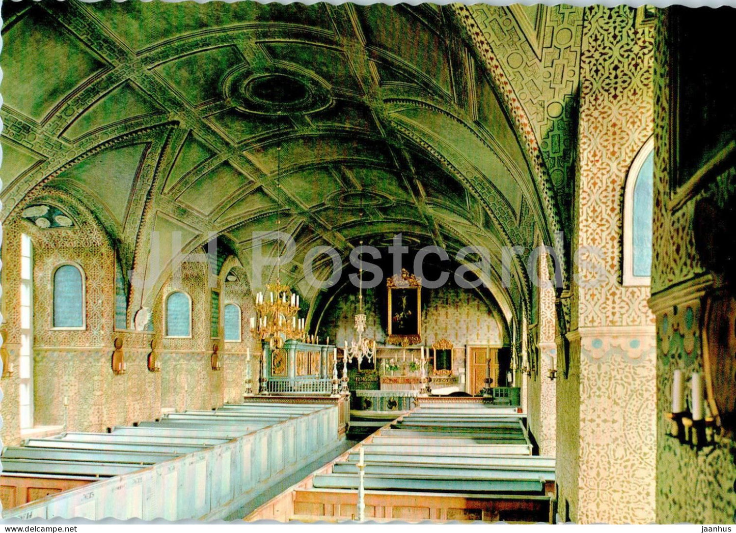 Kalmar Slott - Kyrkan - church - castle - 229 - Sweden - unused - JH Postcards