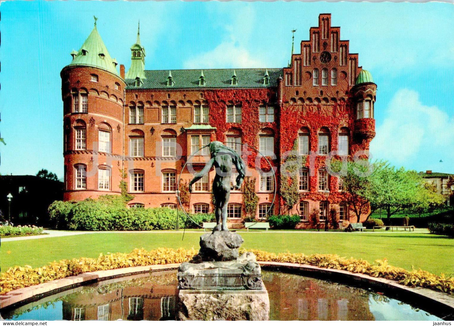 Malmo - Stadsbiblioteket - library - 1/19 - Sweden - used - JH Postcards