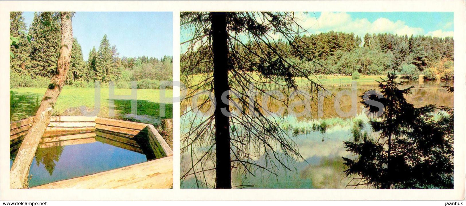 Russian playwright Ostrovsky museum - Kuekshi river valley - 1985 - Russia USSR - unused - JH Postcards