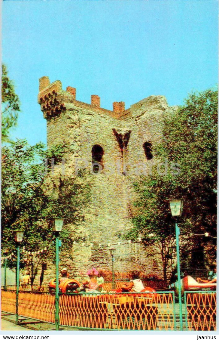 Feodosia - Genoese fortress - Constantine tower - Crimea - 1982 - Ukraine USSR - unused - JH Postcards