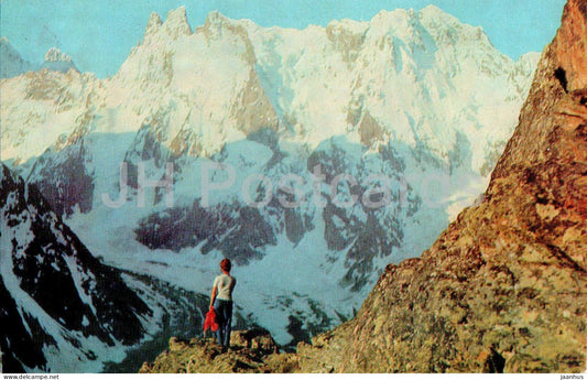 Elbrus region - The Shkeldy Tau peak - 1973 - Russia USSR - unused - JH Postcards