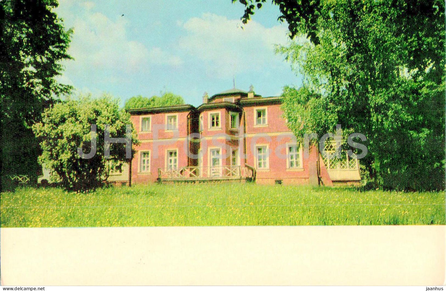 Podmoskovye - Muranovo manor - Russian poet Tyutchev museum - Moscow region - 1968 - Russia USSR - unused - JH Postcards