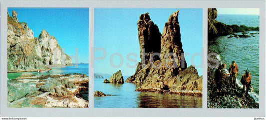 Bay of the Peter the Great - Durnovo island - Swallows Tail - 1980 - Russia USSR - unused - JH Postcards