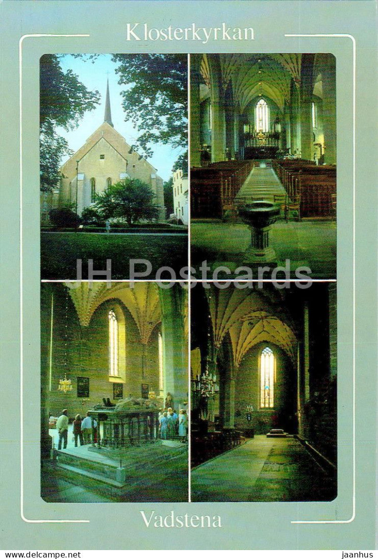 Vadstena - Klosterkyrkan - church - multiview - 1 - 1236 - Sweden - unused - JH Postcards