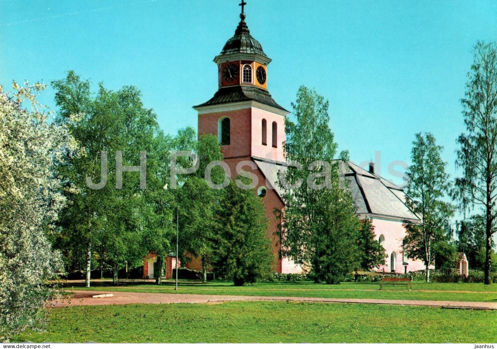 Sollero Kyrka - church - D-14-30 - Sweden - unused - JH Postcards