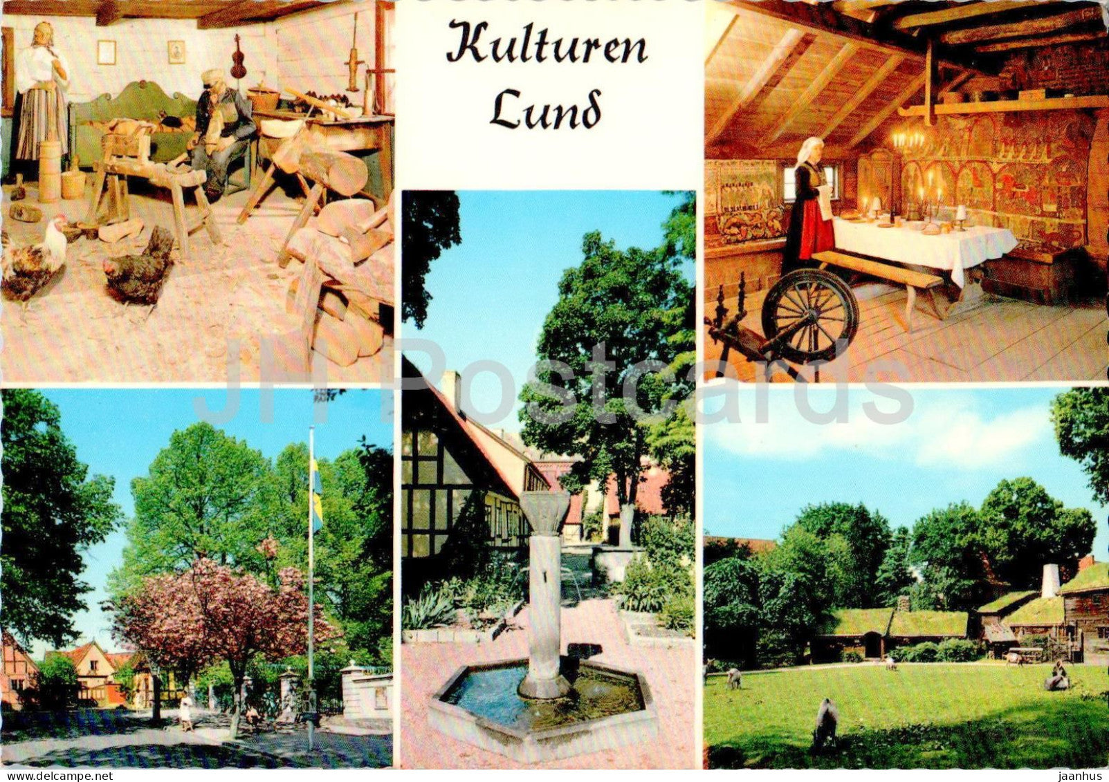 Kulturen Lund - museum - multiview - 1520 - Sweden - unused - JH Postcards