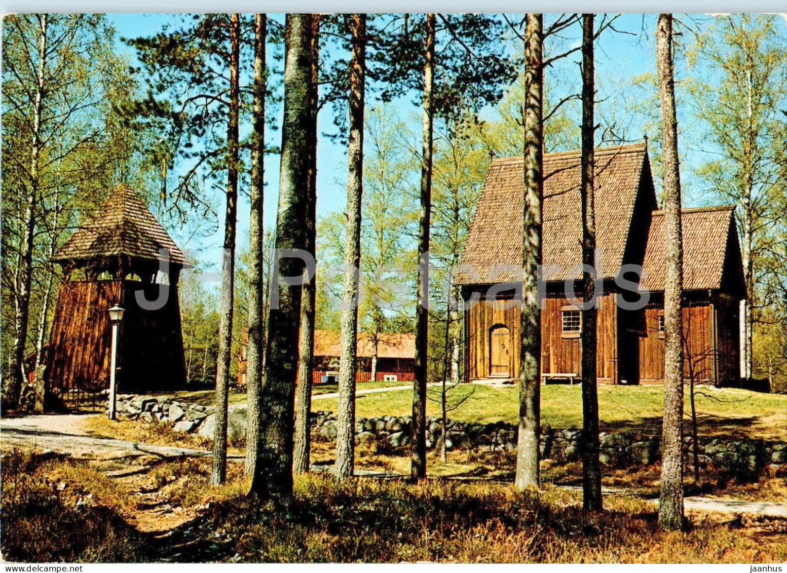 Skaga Stavkyrka i Tiveden - Udenas - church - 10010 - Sweden - unused - JH Postcards