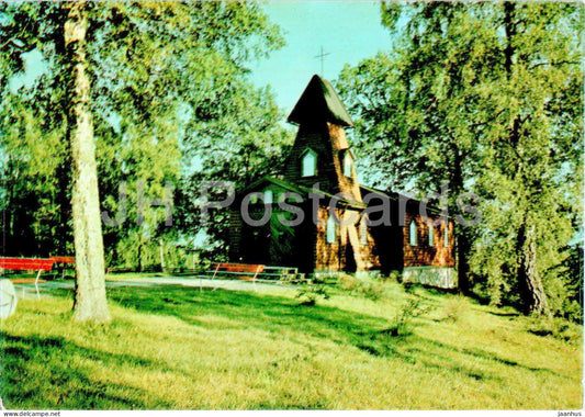 Sankta Valborgs Kapell - Nassjo - chapel - Sweden - used - JH Postcards