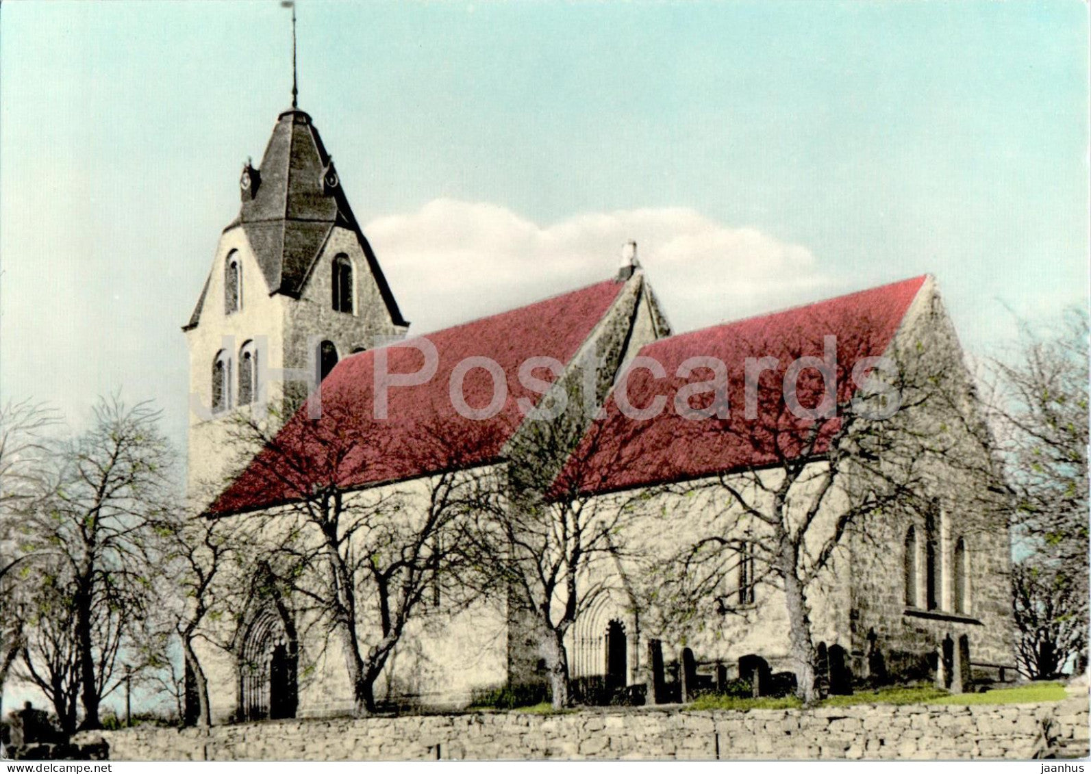 Grotlingbo Kyrka - church - 4215 - Sweden - unused - JH Postcards