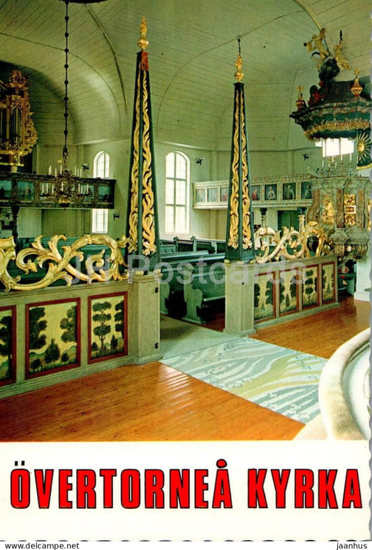 Overtornea Kyrka - church - 57 - Sweden - unused - JH Postcards