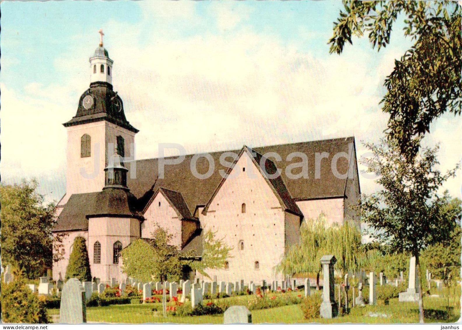 Vreta klosters Kyrka - exterior - church - 1961 - Sweden - used - JH Postcards