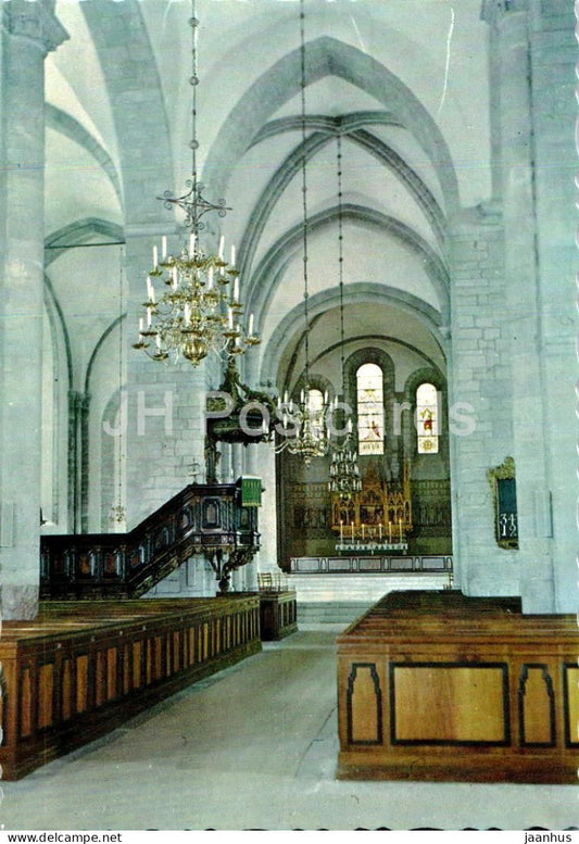 Visby - Domkyrkan - interior - Gotland - cathedral - 24207 - Sweden - unused - JH Postcards