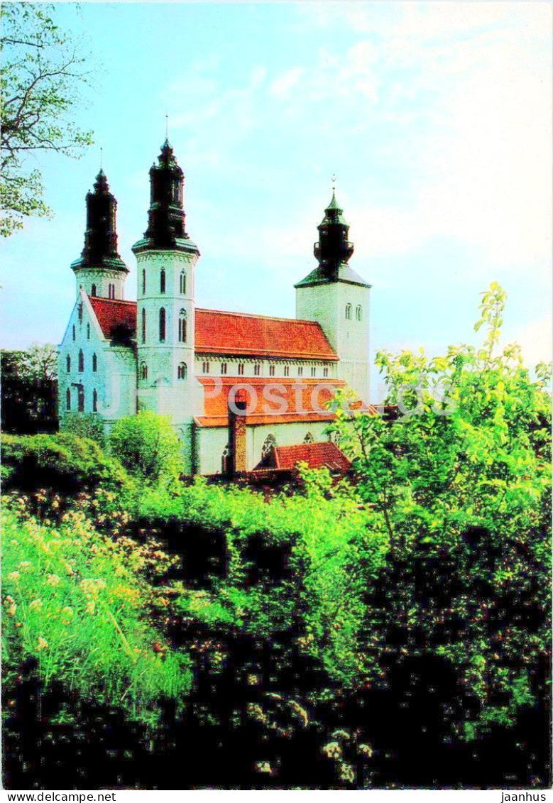 Visby - St Maria domkyrka - Gotland - cathedral - 8134 - Sweden - unused - JH Postcards