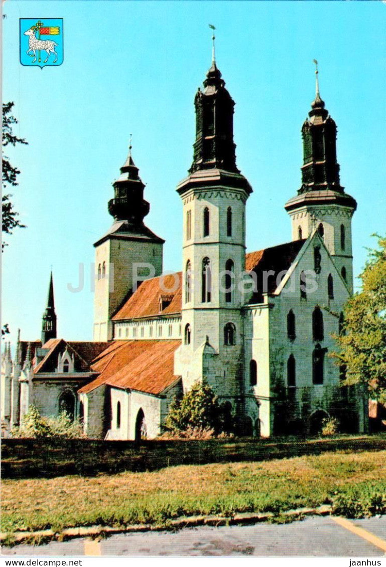 Visby - Domkyrkan - Gotland - cathedral - 24411 - Sweden - unused - JH Postcards