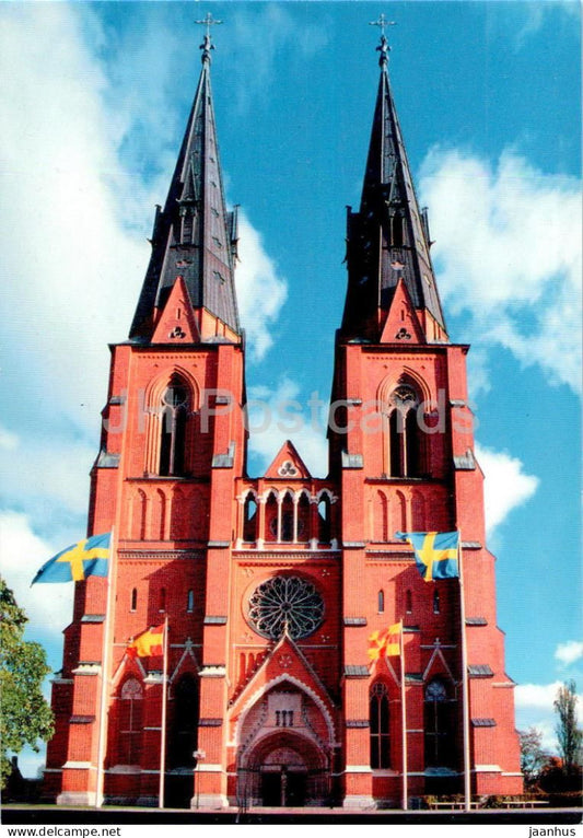 Uppsala Domkyrka - cathedral - 809 - Sweden - unused - JH Postcards