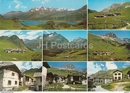 Oberengadin - Grevasalvas - Plaun da Lei - multiview - 247 - 1985 - Switzerland - used - JH Postcards