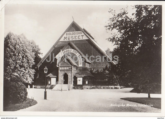 Biologiska Museet - Biological Museum - Sweden - unused - JH Postcards