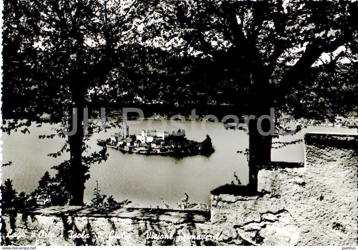 Lago d'Orta - Isola S Giulio - Visione primaverile - Italy - unused - JH Postcards