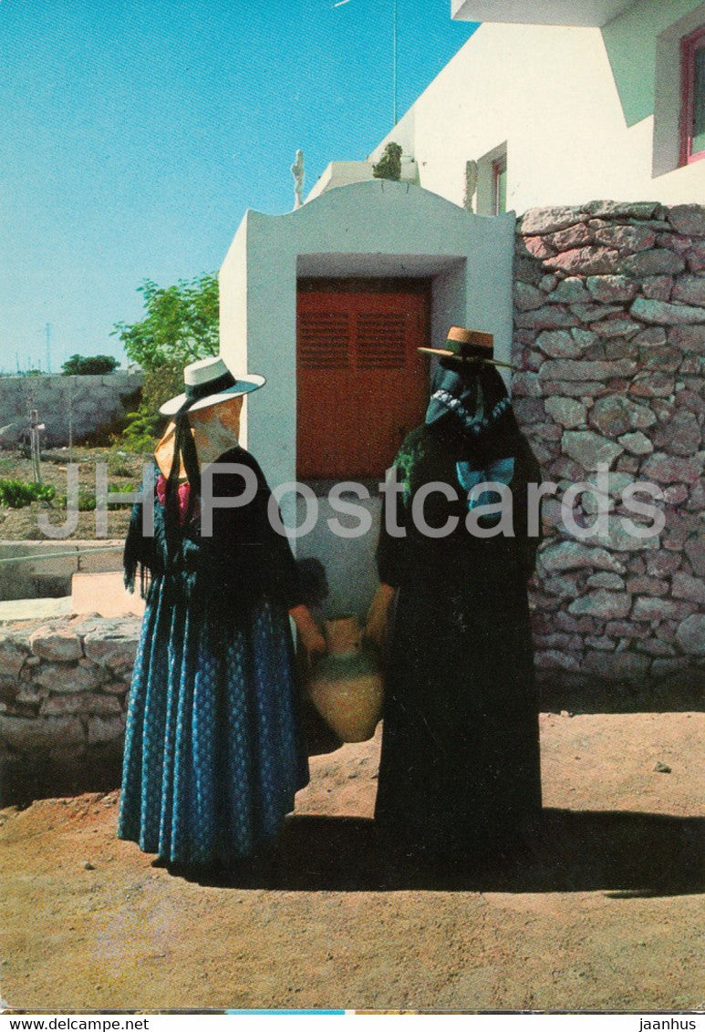 Formentera Baleraes - Trajes Tipicos - folk costumes - Spain - unused - JH Postcards