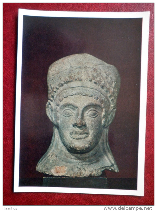 Votive head of a woman - 5th century BC - Etruscan Art - Antique - 1973 - Russia USSR - unused - JH Postcards