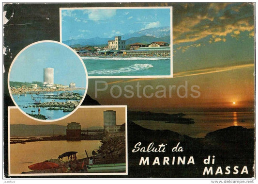 Saluti da Marina di Massa - Massa - Toscana - 347 - Italia - Italy - sent from Italy to Germany 1978 - JH Postcards